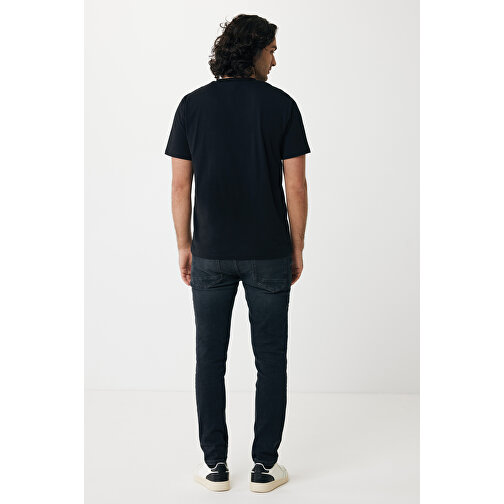 Iqoniq Sierra Lightweight T-Shirt Aus Recycelter Baumwolle , schwarz, 30% recycelte und 70% biologische Baumwolle, 4XL, 83,00cm x 1,00cm (Länge x Höhe), Bild 4