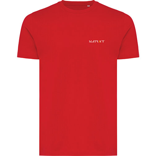 Iqoniq Bryce T-Shirt Aus Recycelter Baumwolle , rot, 50% recycelte und 50% biologische Baumwolle, 4XL, 82,00cm x 1,00cm (Länge x Höhe), Bild 3