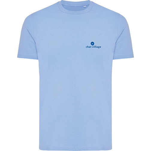 Iqoniq Bryce T-Shirt Aus Recycelter Baumwolle , sky blue, 50% recycelte und 50% biologische Baumwolle, M, 72,00cm x 0,50cm (Länge x Höhe), Bild 4