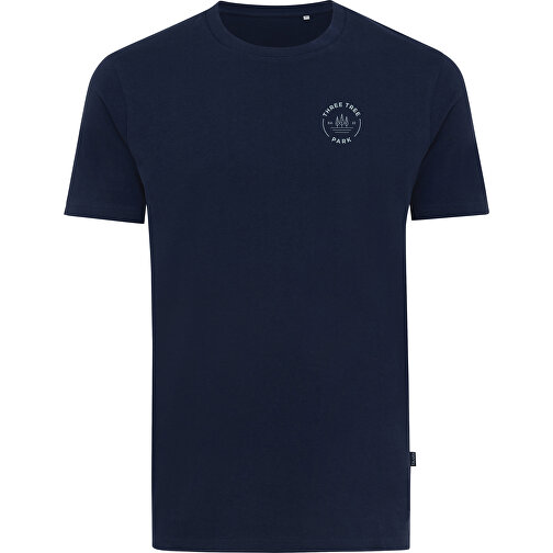 Iqoniq Bryce T-Shirt Aus Recycelter Baumwolle , navy blau, 50% recycelte und 50% biologische Baumwolle, 4XL, 82,00cm x 0,50cm (Länge x Höhe), Bild 3