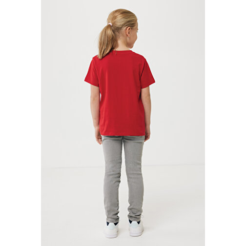 Iqoniq Koli Kids T-Shirt Aus Recycelter Baumwolle , rot, 30% recycelte und 70% biologische Baumwolle, 78, 51,00cm x 0,50cm (Länge x Höhe), Bild 4