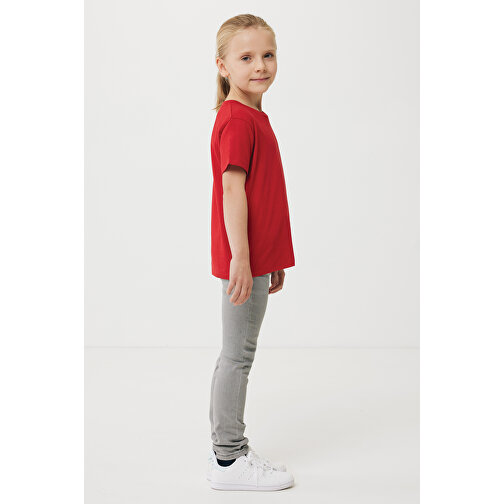 Iqoniq Koli Kids T-Shirt Aus Recycelter Baumwolle , rot, 30% recycelte und 70% biologische Baumwolle, 56, 46,00cm x 0,50cm (Länge x Höhe), Bild 5