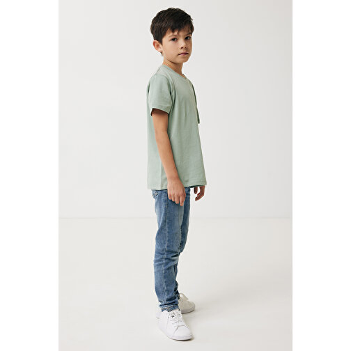 Iqoniq Koli Kids T-Shirt Aus Recycelter Baumwolle , Iceberg green, 30% recycelte und 70% biologische Baumwolle, 9-10, 56,00cm x 0,50cm (Länge x Höhe), Bild 5