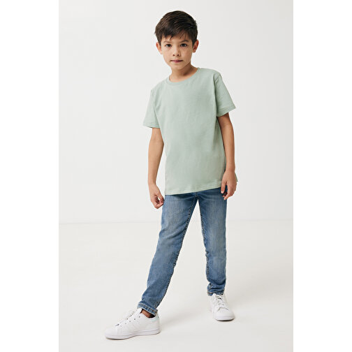 Iqoniq Koli Kids T-Shirt Aus Recycelter Baumwolle , Iceberg green, 30% recycelte und 70% biologische Baumwolle, 56, 46,00cm x 0,50cm (Länge x Höhe), Bild 3