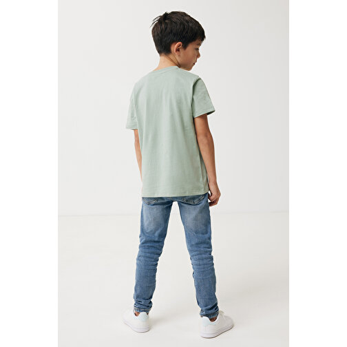 Iqoniq Koli Kids T-Shirt Aus Recycelter Baumwolle , Iceberg green, 30% recycelte und 70% biologische Baumwolle, 56, 46,00cm x 0,50cm (Länge x Höhe), Bild 4