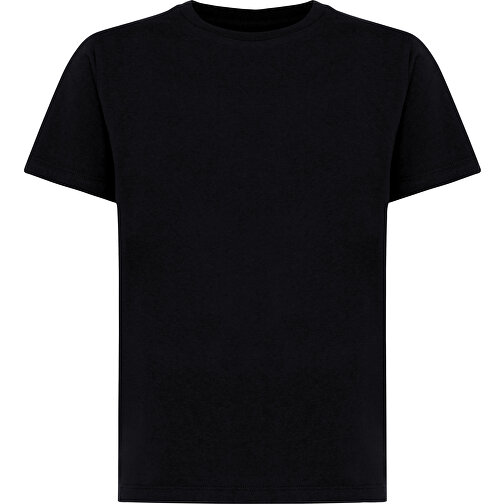 Iqoniq Koli Kids T-Shirt Aus Recycelter Baumwolle , schwarz, 30% recycelte und 70% biologische Baumwolle, 9-10, 56,00cm x 0,50cm (Länge x Höhe), Bild 1