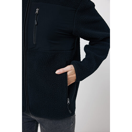 Iqoniq Diran Fleecejacke Aus Recyceltem Polyesterflor , schwarz, 100% recyceltes Polyester, L, 75,00cm x 3,00cm (Länge x Höhe), Bild 16