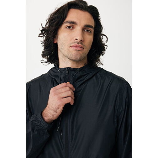 Iqoniq Logan Lightweight Jacke Aus Recyceltem Polyester , schwarz, 100% recyceltes Polyester, M, 72,00cm x 0,50cm (Länge x Höhe), Bild 13