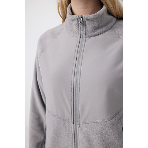 Iqoniq Talung Mikrofleece Jacke Aus Recyceltem Polyester , storm grey, 100% recyceltes Polyester, XXXL, 79,50cm x 3,50cm (Länge x Höhe), Bild 15