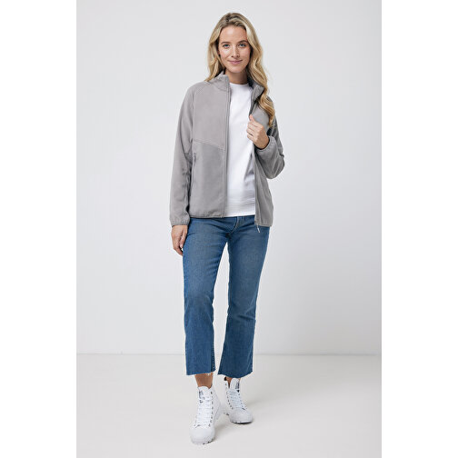 Iqoniq Talung Mikrofleece Jacke Aus Recyceltem Polyester , storm grey, 100% recyceltes Polyester, XXXL, 79,50cm x 3,50cm (Länge x Höhe), Bild 9