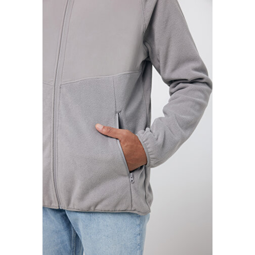 Iqoniq Talung Mikrofleece Jacke Aus Recyceltem Polyester , storm grey, 100% recyceltes Polyester, XXL, 77,50cm x 2,70cm (Länge x Höhe), Bild 14