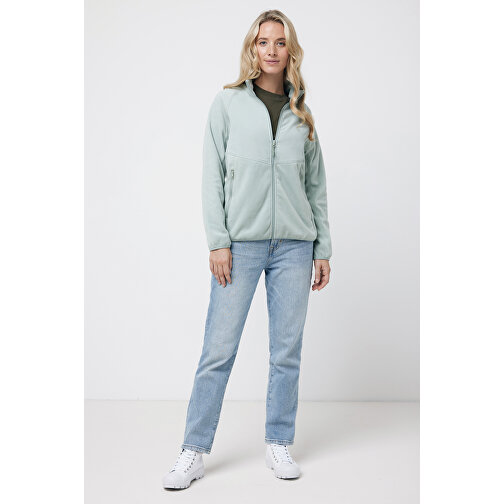 Iqoniq Talung Mikrofleece Jacke Aus Recyceltem Polyester , Iceberg green, 100% recyceltes Polyester, XXXL, 79,50cm x 3,50cm (Länge x Höhe), Bild 6