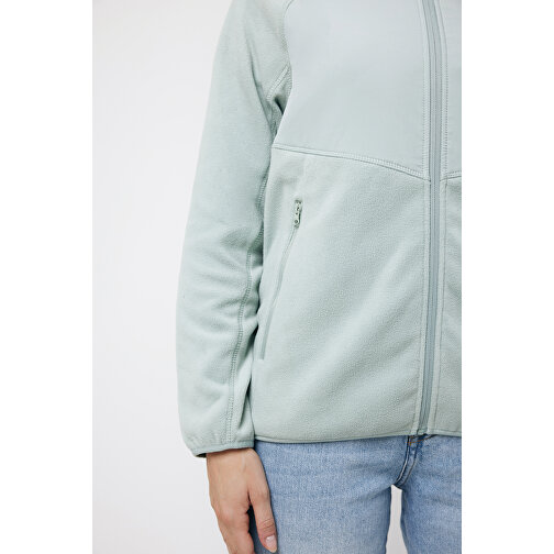 Iqoniq Talung Mikrofleece Jacke Aus Recyceltem Polyester , Iceberg green, 100% recyceltes Polyester, XXL, 77,50cm x 2,70cm (Länge x Höhe), Bild 13