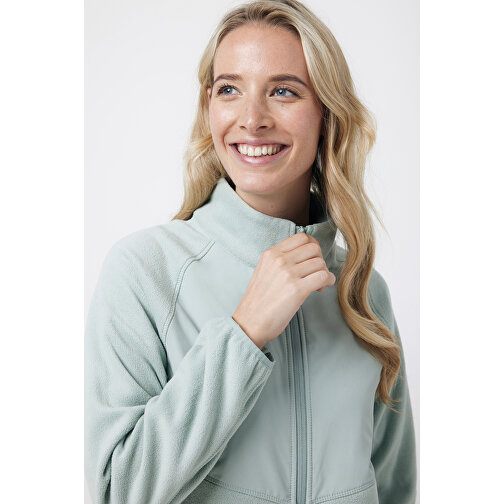 Iqoniq Talung Mikrofleece Jacke Aus Recyceltem Polyester , Iceberg green, 100% recyceltes Polyester, M, 71,50cm x 2,70cm (Länge x Höhe), Bild 12