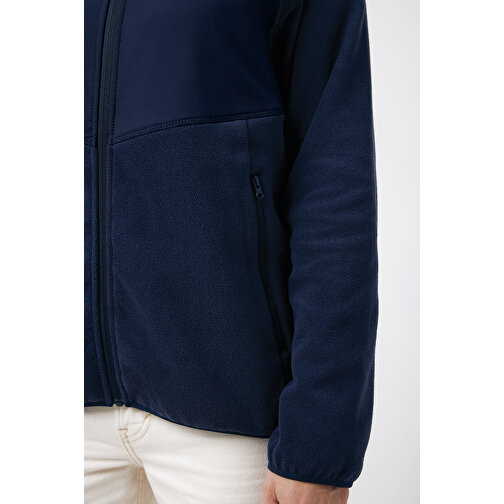 Iqoniq Talung Mikrofleece Jacke Aus Recyceltem Polyester , navy blau, 100% recyceltes Polyester, XXXL, 79,50cm x 3,50cm (Länge x Höhe), Bild 11