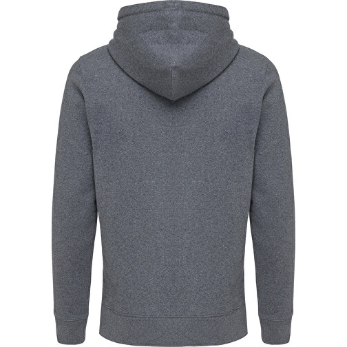 Iqoniq Abisko Zip-Kapuzenpullover Aus Recycelter Baumwolle , ungefärbtes Anthrazit, 50% recycelte und 50% biologische Baumwolle, L, 74,00cm x 1,00cm (Länge x Höhe), Bild 2