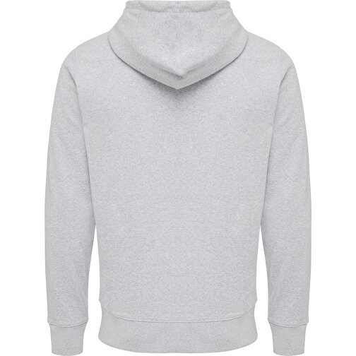 Iqoniq Abisko Zip-Kapuzenpullover Aus Recycelter Baumwolle , heather grey, 50% recycelte und 50% biologische Baumwolle, M, 72,00cm x 1,00cm (Länge x Höhe), Bild 2