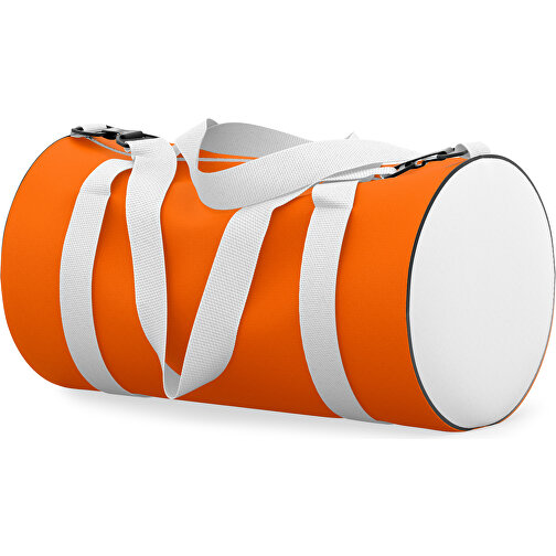 Sporttasche Modernfit , orange / weiss, Sublimation Poliester 300g, 27,00cm x 27,00cm x 50,00cm (Länge x Höhe x Breite), Bild 2