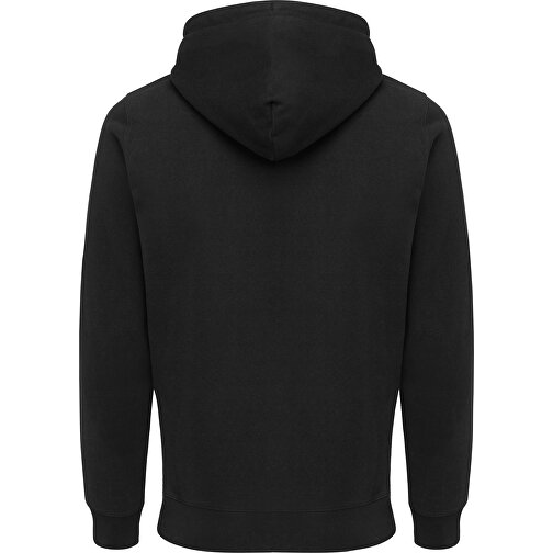 Iqoniq Abisko Zip-Kapuzenpullover Aus Recycelter Baumwolle , schwarz, 50% recycelte und 50% biologische Baumwolle, 4XL, 82,00cm x 1,00cm (Länge x Höhe), Bild 2