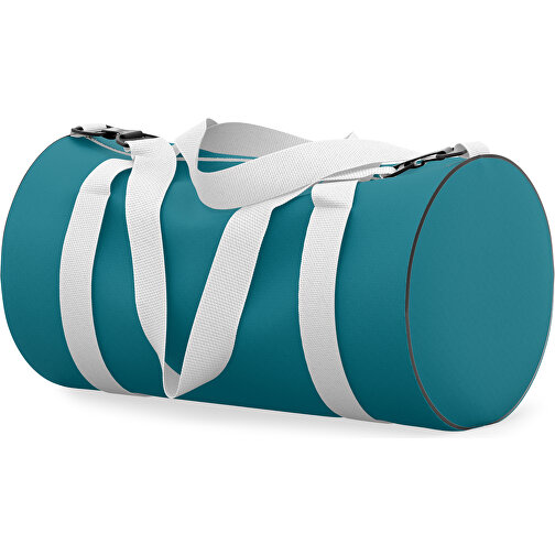 Sporttasche Modernfit , atlantikblau / weiß, Sublimation Poliester 300g, 27,00cm x 27,00cm x 50,00cm (Länge x Höhe x Breite), Bild 2