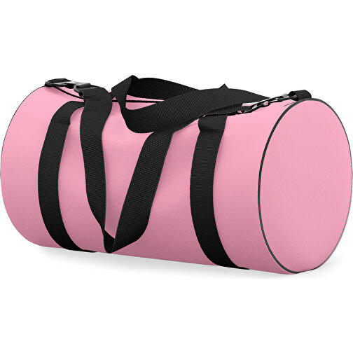 Sporttasche Modernfit , hellpink / schwarz, Sublimation Poliester 300g, 27,00cm x 27,00cm x 50,00cm (Länge x Höhe x Breite), Bild 2