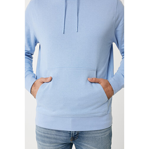 Iqoniq Rila Lightweight Hoodie Aus Recycelter Baumwolle , sky blue, 30% recycelte und 70% biologische Baumwolle, XXXL, 80,00cm x 1,00cm (Länge x Höhe), Bild 12