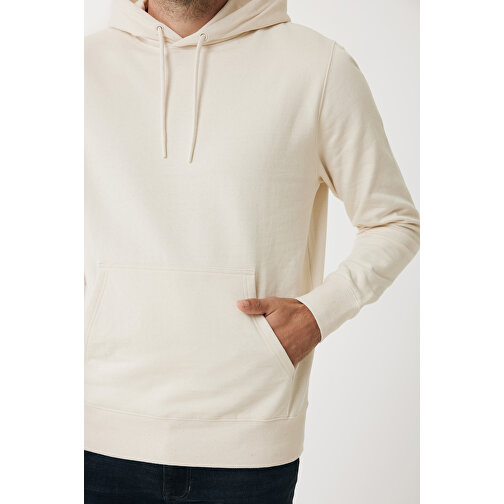 Iqoniq Rila Lightweight Hoodie Aus Recycelter Baumwolle , natural raw, 30% recycelte und 70% biologische Baumwolle, XXL, 78,00cm x 1,00cm (Länge x Höhe), Bild 11