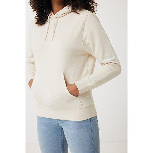 Iqoniq Rila Lightweight Hoodie Aus Recycelter Baumwolle , natural raw, 30% recycelte und 70% biologische Baumwolle, XL, 76,00cm x 1,00cm (Länge x Höhe), Bild 12