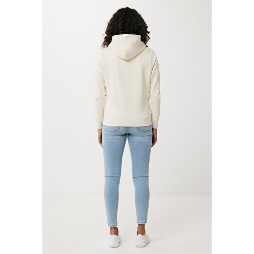 Iqoniq Rila Lightweight Hoodie Aus Recycelter Baumwolle , natural raw, 30% recycelte und 70% biologische Baumwolle, 4XL, 82,00cm x 1,00cm (Länge x Höhe), Bild 6