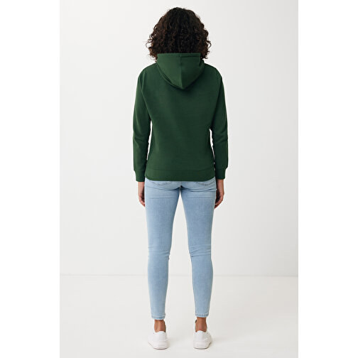 Iqoniq Rila Lightweight Hoodie Aus Recycelter Baumwolle , forest green, 30% recycelte und 70% biologische Baumwolle, XXXL, 80,00cm x 1,00cm (Länge x Höhe), Bild 9