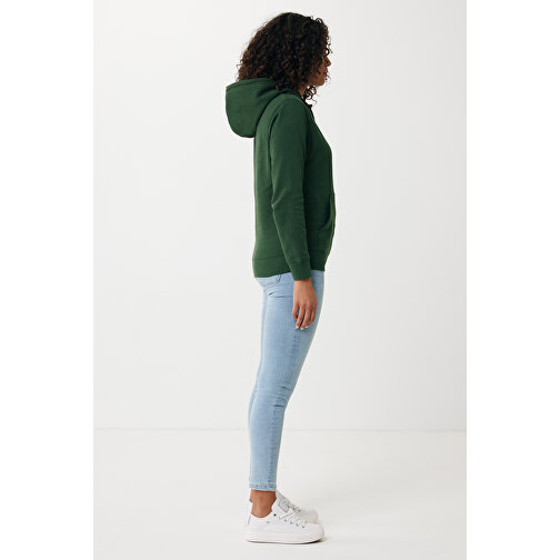 Iqoniq Rila Lightweight Hoodie Aus Recycelter Baumwolle , forest green, 30% recycelte und 70% biologische Baumwolle, XXL, 78,00cm x 1,00cm (Länge x Höhe), Bild 10