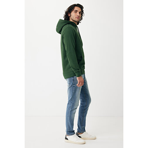 Iqoniq Rila Lightweight Hoodie Aus Recycelter Baumwolle , forest green, 30% recycelte und 70% biologische Baumwolle, XXL, 78,00cm x 1,00cm (Länge x Höhe), Bild 7