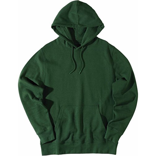 Iqoniq Rila Lightweight Hoodie Aus Recycelter Baumwolle , forest green, 30% recycelte und 70% biologische Baumwolle, L, 74,00cm x 1,00cm (Länge x Höhe), Bild 3