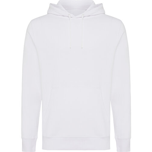 Iqoniq Rila Lightweight Hoodie Aus Recycelter Baumwolle , weiss, 30% recycelte und 70% biologische Baumwolle, 5XL, 83,00cm x 1,00cm (Länge x Höhe), Bild 1