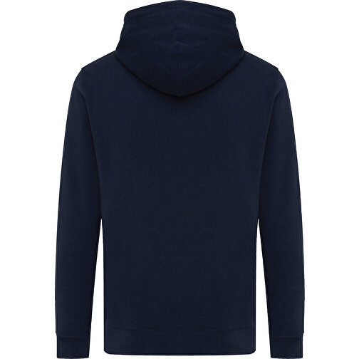 Iqoniq Rila Lightweight Hoodie Aus Recycelter Baumwolle , navy blau, 30% recycelte und 70% biologische Baumwolle, XXXL, 80,00cm x 1,00cm (Länge x Höhe), Bild 2