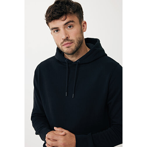 Iqoniq Rila Lightweight Hoodie Aus Recycelter Baumwolle , schwarz, 30% recycelte und 70% biologische Baumwolle, XXXL, 80,00cm x 1,00cm (Länge x Höhe), Bild 11