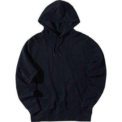 Iqoniq Rila Lightweight Hoodie Aus Recycelter Baumwolle , schwarz, 30% recycelte und 70% biologische Baumwolle, XXXL, 80,00cm x 1,00cm (Länge x Höhe), Bild 3