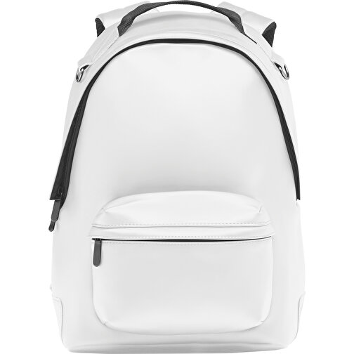 Bai Backpack , weiß, PU, 28,00cm x 40,00cm x 15,00cm (Länge x Höhe x Breite), Bild 3