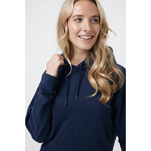 Iqoniq Trivor Mikrofleece-Kapuzenjacke Aus Recyc. Polyester , navy blau, 100% recyceltes Polyester, XXS, 61,00cm x 2,50cm (Länge x Höhe), Bild 10