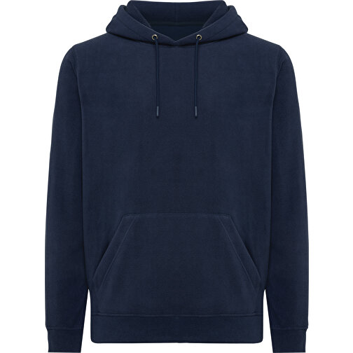 Iqoniq Trivor Mikrofleece-Kapuzenjacke Aus Recyc. Polyester , navy blau, 100% recyceltes Polyester, XXL, 78,00cm x 2,50cm (Länge x Höhe), Bild 1