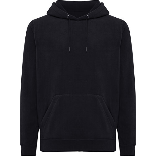 Iqoniq Trivor Mikrofleece-Kapuzenjacke Aus Recyc. Polyester , schwarz, 100% recyceltes Polyester, XXS, 61,00cm x 2,50cm (Länge x Höhe), Bild 1