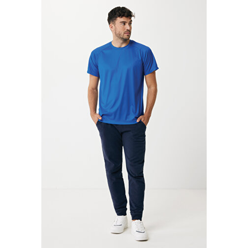 Iqoniq Tikal Sport Quick-Dry T-Shirt Aus Rec. Polyester , Königsblau, 100% recyceltes Polyester, S, 68,00cm x 0,50cm (Länge x Höhe), Bild 7