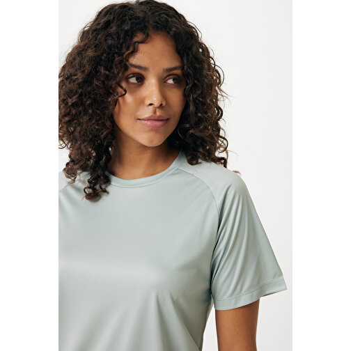 Iqoniq Tikal Sport Quick-Dry T-Shirt Aus Rec. Polyester , Iceberg green, 100% recyceltes Polyester, L, 74,00cm x 0,50cm (Länge x Höhe), Bild 11