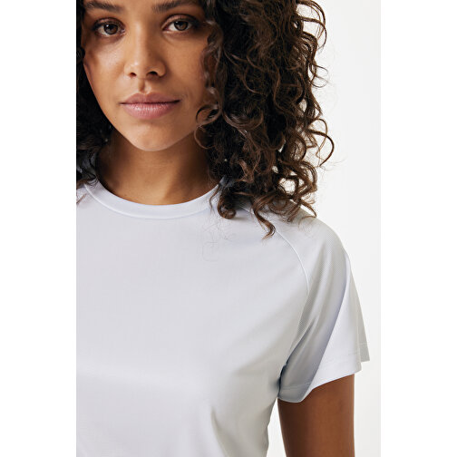 Iqoniq Tikal Sport Quick-Dry T-Shirt Aus Rec. Polyester , weiß, 100% recyceltes Polyester, XL, 76,00cm x 0,50cm (Länge x Höhe), Bild 10