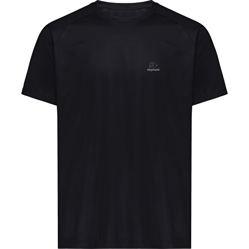 Iqoniq Tikal Sport Quick-Dry T-Shirt Aus Rec. Polyester , schwarz, 100% recyceltes Polyester, XXXL, 80,00cm x 0,50cm (Länge x Höhe), Bild 3