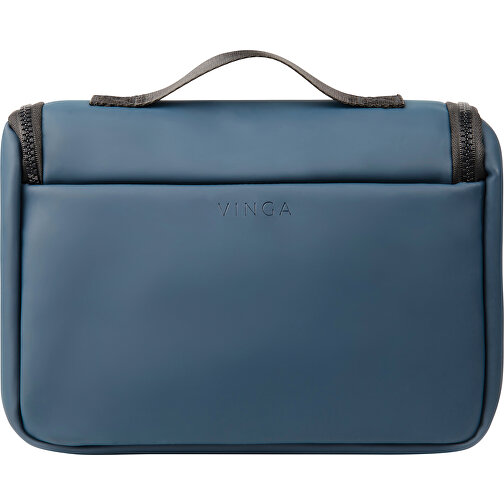 VINGA Baltimore Reise-Kosmetiktasche , navy blau, PU, 26,00cm x 17,00cm (Länge x Höhe), Bild 4