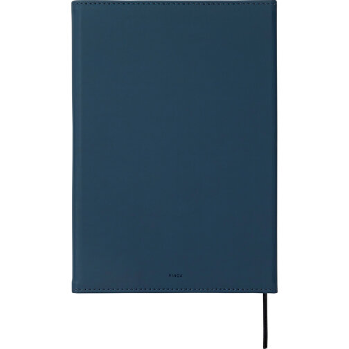 VINGA Baltimore GRS-zertifiziertes Papier & PU-Notizbuch , navy blau, PU, 16,00cm x 22,50cm (Länge x Höhe), Bild 2