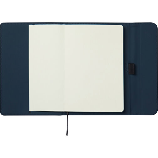 VINGA Baltimore GRS-zertifiziertes Papier & PU-Notizbuch , navy blau, PU, 16,00cm x 22,50cm (Länge x Höhe), Bild 4