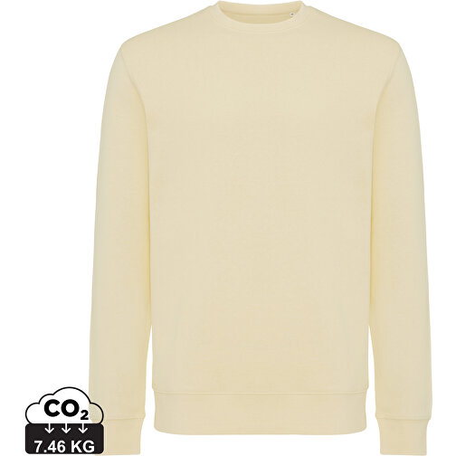 Iqoniq Etosha Lightweight Sweater Aus Recycelter Baumwolle, Cream Yellow , cream yellow, 30% recycelte und 70% biologische Baumwolle, XXL, , Bild 1