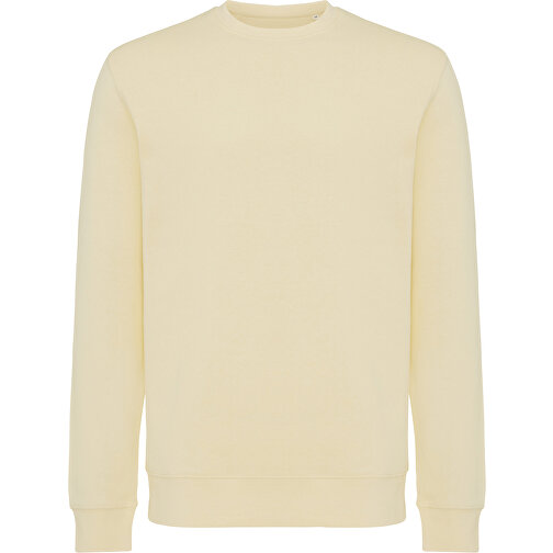 Iqoniq Etosha Lightweight Sweater tillverkad av återvunnen bomull, gräddgul, Bild 2